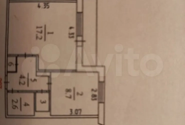 1-к. квартира, 34,1 м², 8/9 эт.